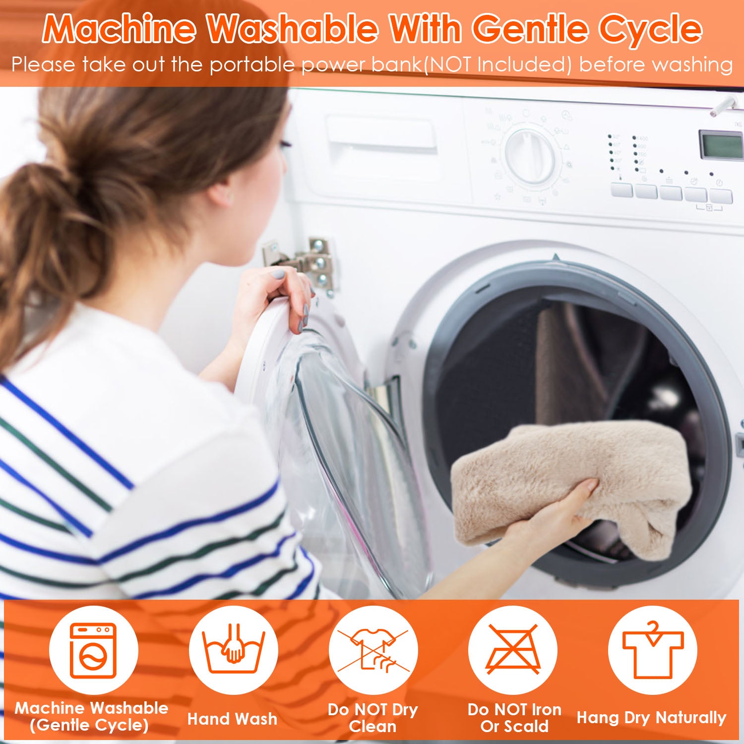 Electric Heated Scarf USB Heating Neck Wrap Unisex Winter Heated Neck Shawl Soft Warm Scarves With 3 Heating Modes