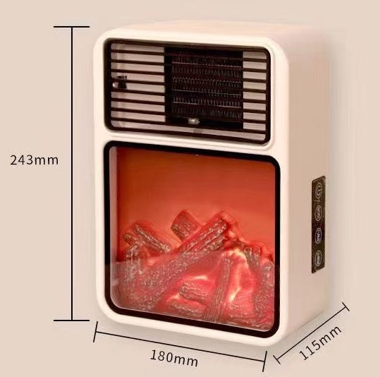 500W Portable Electric Space Heater Mini Desktop Fan Heater